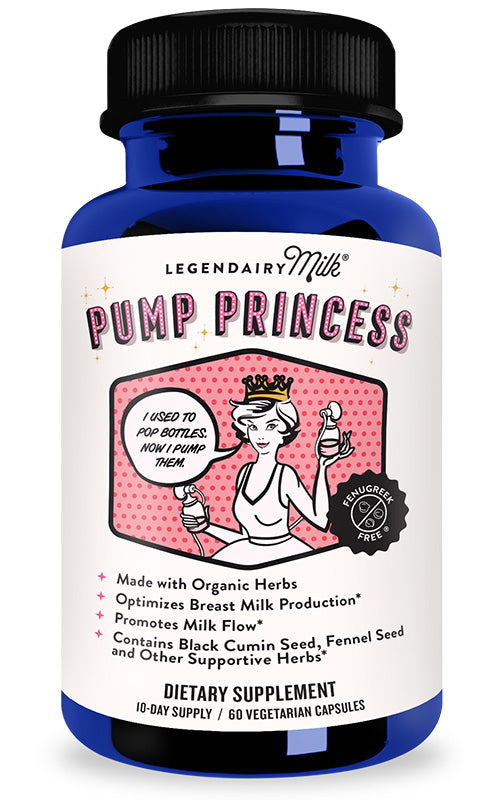 Pump Princess ORGANIC LACTATION BLEND by Legendairy Milk - 180 Capsule –  Metropolitan Breastfeeding